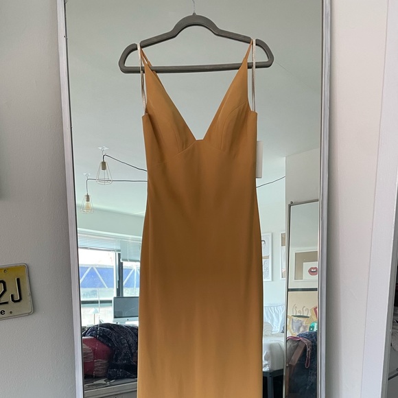 Jenny yoo collection dress style Jude marigold color in size 4 worn once - Picture 2 of 5